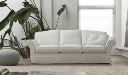 divano classico bianco daniel
